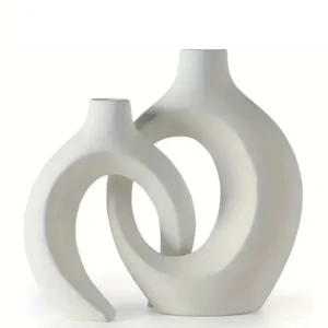 2-Piece Ceramic Vase Set